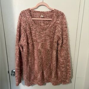 Sew In Love Blush Knit Sweater